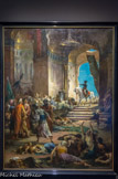 <center>Bonaparte à la mosquée du Caire.</center>Henri Léopold Lévy. XIXe siècle. Huile sur toile. Musée des Beaux-Arts Mulhouse, collection société industrielle de Mulhouse.
La révolte du Caire d'octobre 1798 fut un moment de grande violence. Ce tableau qui représente l'irruption des troupes françaises dans la mosquée d'Al-Azhar témoigne de la contradiction entre un discours protecteur de l'Islam et de tels actes de répression.
