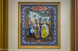 <center>Miniature de l'émir Abd el-Kader avec Napoléon III</center>Mohamed Temmam 1933. Miniature. Musée public national des Antiquités, Alger.
Le miniaturiste et peintre de chevalet Mohamed Temmam détourne ici un tableau d'Ange Tissier, représentant Abd el-Kader captif, face à Napoléon III au château d'Amboise. Temmam déplace la scène dans un palais algérois où les deux personnages paraissent des souverains libres et égaux.