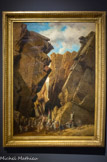 <center>Le Passage des Portes de fer, 28 octobre 1839 (Biban, Algérie).</center>Adrien Dauzats. Vers 1843. Huile sur toile, réplique du tableau présenté au Salon de 1840 à Paris. Musée des Beaux-Arts d'Orléans, acquis en 1976