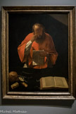 <center>La Tour de Babel</center>Saint Jérôme lisant.
Georges de La Tour France XVIIIe siècle Huile sur toile
Georges de La Tour peint saint Jérôme (Stridon, actuelle Croatie, 347 - Bethléem, 420) au travail, entre ombre et lumière. Le pape Damase lui a commandé en 383 une traduction latine de référence pour remplacer l'ancienne version, peu fiable et pleine de divergences (Vetus latina) : Jérôme parfait son grec, apprend l'hébreu, et y consacre une trentaine d'années.