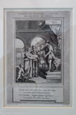 La Provence présentée à Louis XI par Palamède de Forbin. J. David d'après Antoine-Gabriel Goyrand 1785.
Gravure sur cuivre.
Frontispice de l'ouvrage Essai sur l'histoire de Provence suivi d'une notice sur des provençaux célèbres, tome premier.
Cette gravure du XVIIIe siècle illustre le moment durant lequel Louis XI, Roi de France, devient Comte de Provence, (en janvier 1452).