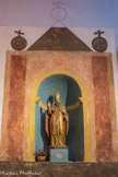 <center>Sainjt-Jean-de-Garguier.</center> La chapelle. Statue : Saint Clair. Bois : taillé, peint, doré. Cette statue se trouvait dans la chapelle Saint-Clair. Lorsque cette chapelle a été détruite, en 1700, la statue a été apportée à Saint-Jean-de-Garguier, ce qui permet de la dater du 17e siècle.