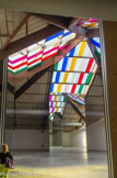 <center>Exposition Buren : cinq couleurs moins une. </center>