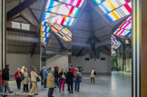 <center>Exposition Buren : cinq couleurs moins une. </center>