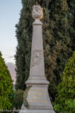 <center>La Cadière-d’Azur. </center>Le monument aux morts.