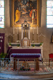 <center>L'Église Saint-Christophe.</center>Le chœur possède un maître-autel qui date de 1848.