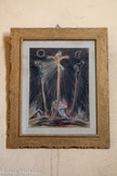 <center>L'Église Saint-Christophe.</center>La chapelle de la Sainte Vierge. Tableau au crayon de couleurs de Géo Condé, 1952.0