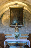 Le tableau de Saint Martin (18e siècle), l’autel tombeau Napoléon III en marbre blanc et le buste reliquaire du saint patron.