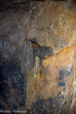 <center>Mines de l'Argentière</center>Ensuite, on a utilisé la poudre à canon, puis la dynamite, comme ici avec cette trace de barre à mine.