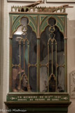 <center>L’ermitage de Saint-Ferréol</center>A gauche de l'entrée. L'archange Raphaël  conseille à Tobie de prendre le poisson qui va guérir de sa cécité son père, et Sara, sa future femme, tourmentée par sept démons. Encadrant la porte, l'archange Raphaël.