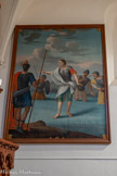<center>L’ermitage de Saint-Ferréol</center>A gauche de l'entrée. L'archange Raphaël  conseille à Tobie de prendre le poisson qui va guérir de sa cécité son père, et Sara, sa future femme, tourmentée par sept démons. Encadrant la porte, l'archange Raphaël.