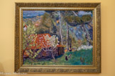 <center>Pierre BONNARD 1867-1947</center>La ferme au toit rouge, vers  1923.
Huile sur toile
Legs Grammont, 1955.