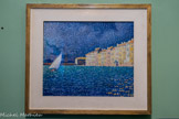 <center>Paul SIGNAC 1863-1935</center>L'orage, 1895.
Huile sur toile.
Achat de la Ville avec l’aide du FRAM, 1993