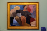 <center>Roger de LA FRESNAYE 1885-1925</center>Le rameur, 1914.
Huile sur toile.
Acquis par la Ville de Saint-Tropez, 1962