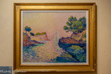 <center>Henri Person (1876-1926)</center>La Calanque, 1912.
Huile sur toile.
Fonds du Museon Tropelen