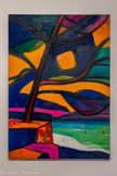 <center>Centre d’art Sébastien</center>Georges Briata (1933 – 2019)
Pin à Port-Miou, 2005
Huile sur bois
50 x 150 cm
Collection particulière. <br> Georges Briata (1933-2019)
Georges Briata s'inscrit dans la « réalité poétique », avec
une influence des fauves et de l’école parisienne d’après-
guerre.
Diplômé de l’École nationale supérieure des Arts
Décoratifs (Paris, 1951) et formé aux Beaux-Arts de
Marseille et Paris, il fréquente l’atelier de Marcel Gromaire
dès les années 1950.
Il est inspiré par les couleurs vives du fauvisme et
l’exotisme de Gauguin.