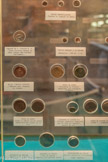 <center>Musée de Tauroetum</center>Pièces de monnaie romaines.
