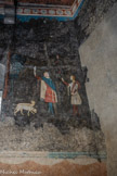 <center>Studium ou Chambre du Cerf.</center>Scène de chasse au faucon. Faisant pendant a la chasse au cerf c'est la deuxième des chasses dans les traités de vénerie, qui placent au sommet celles qui se pratiquent avec un chien ou un faucon. Un chasseur tient un faucon dressé sur son poing levé. Tout en lui indique le grand seigneur : ses vêtements, sa pose.