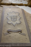 <center>La chapelle de la Madelène. <center> Tombe d'Amaury de Chansiergues-Ornano, aménagée en 1965.