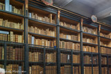 <center>Ancienne bibliothèque Inguimbertine.</center>Nommé évêque de Carpentras en 1735, Joseph-Dominique d'Inguimbert rapporta de Rome environ 4 000 volumes, des tableaux, des estampes... La mise en vente de la bibliothèque du président de Mazaugues lui donna l'occasion d'enrichir la sienne : environ 15 000 volumes, 4 000 médailles, divers objets d'art et de curiosité prirent le chemin de Carpentras en 1745. En 1747 il acheta au baron de Trimond, neveu et héritier des Mazaugues, les dossiers et minutes de correspondance de Peiresc qui participent grandement à la renommée de l'Inguimbertine.
Nicolas fabri de Peiresc, parlementaire aixois, correspondait avec les plus grands esprits de son temps : Galilée, gassendi, Rubens et Grotius.