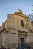 <center>Chapelle des Visitandines.</center>Les Visitandines est le dernier ordre de femmes à être fondé à Carpentras en 1697. Art baroque comtadin. Châpiteaux de cotés, le fronton triangualire, la fenêtre centrale pour éclairer l'intérieur. Elle fut, après la révolution, occupée par les pénitents gris qui s'occupaient des personnes dans les hôpitaux. En 1936, la ville la rachète pour y installer un musée lapidaire.