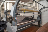 <center>La manufacture Brun de Vian-Tiran.</center>Machine pour raser le tissu.
