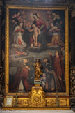 <center>La Collégiale Notre-Dame-des-Anges</center>Chapelle Notre Dame du Salut, dite aujourd'hui Notre-Dame de Sorguette. Au-dessus de l’autel : célèbre tableau peint par De Grève d'Avignon en 1636 à la suite de la délivrance de la peste. En haut, Notre Dame du Salut, protectrice de l’Isle, entourée des Anges (Notre-Dame des Anges). En bas : les saints patrons de la Paroisse, St Laurent en diacre, St Roch avec sa coquille, St Pancrace. Au centre, panorama de la ville, les remparts et la Sorgue. A gauche, inscription latine mentionnant la délivrance de la peste en 1636.
Au-dessus de l'autel trône la belle statue de Notre-Dame de Sorguette, patronne des pêcheurs qui vient du prieuré détruit de Sorguette. La confrérie des pêcheurs existe toujours ; le troisième dimanche de Juillet, il y a une procession de Notre-Dame de Sorguette à travers les rues de la ville en costume.