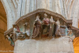 <center>L'église Notre-Dame </center>La nef comporte dans les travées O. de beaux culs-de-lampe historiés figurant, au S., la Vie du Christ et, au N., la Vie de la Vierge.